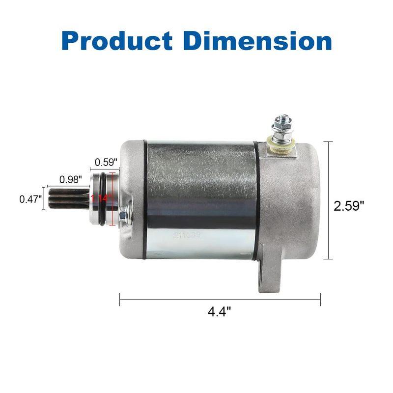 Starter Compatible with Honda Rancher 400 Trx400fa Trx400 2004 2005 2006 2007 Replaces SMU0220 31200-HN7-003 18683
