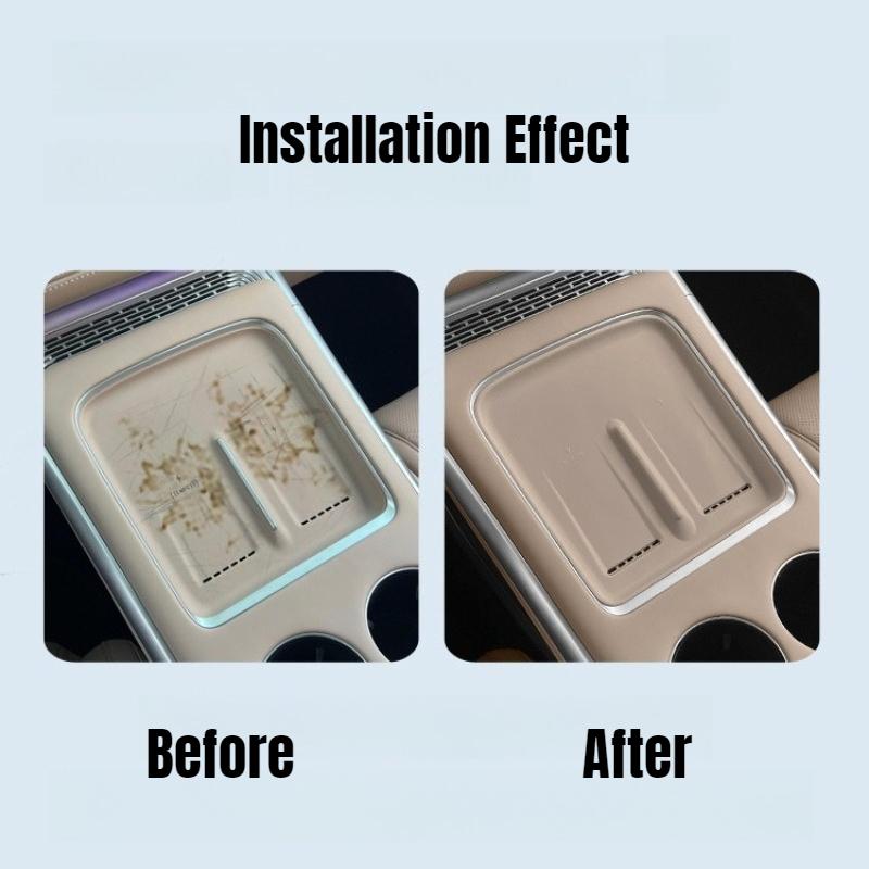 For Xpeng G9 2025-2026 Center Console Wireless Charging Silicone Pad Anti-slip Electric Car Phone Charging Pad Protector Cover