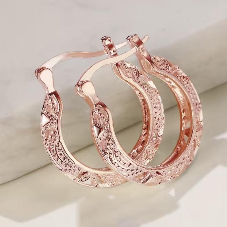 Exaggerated 925 Silver Hollow Earrings  Ear Jewelry - Europe  America