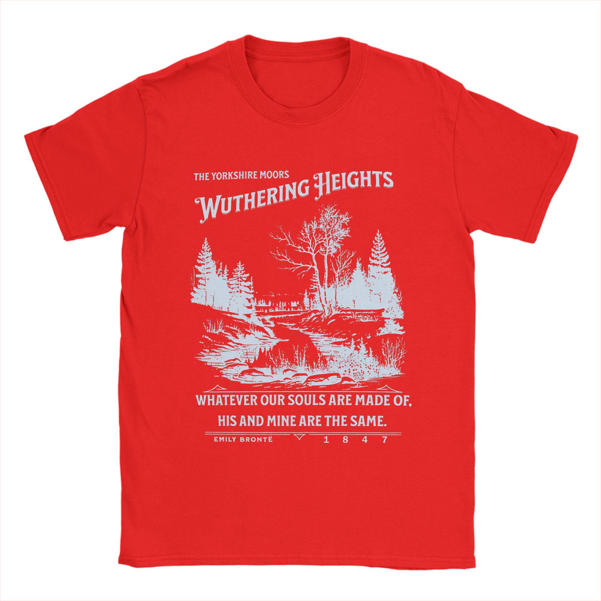 Wuthering Heights T Shirt Summer Vintage Book Cotton T Shirts For Unisex Trending Casual Tee Shirt ShortSleeve Y2K Casual Tops S