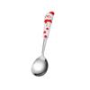 Reindeer Cartoon Christmas Spoon & Fork Set - Cute Stainless Steel Gift in Color Box