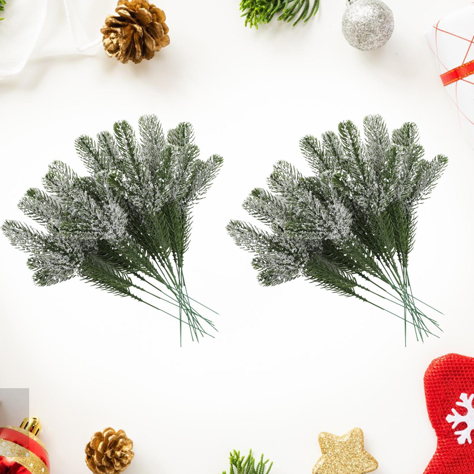 

24 шт. искусственные ветки хвои искусственные листья веточки цветочные композиции вечерние выборы