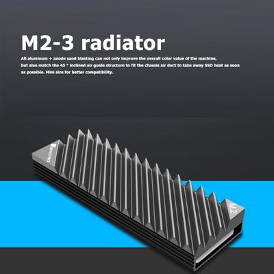 M.2 SSD NVMe Heat Sink Heatsink M2 2280 SSD Hard Disk Aluminum Heat Sink with Thermal Pad for Desktop PC Cooler Thermal Gasket