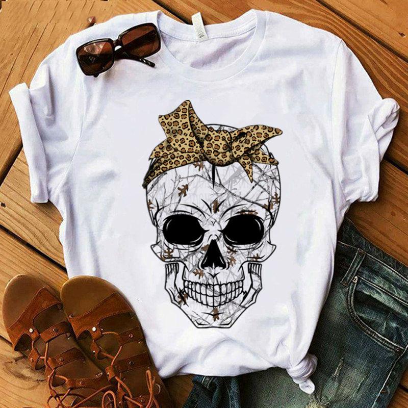 Women Crown Funny Print T Shirt Fashion Summer O Neck 90S Clothes Girl Casual
