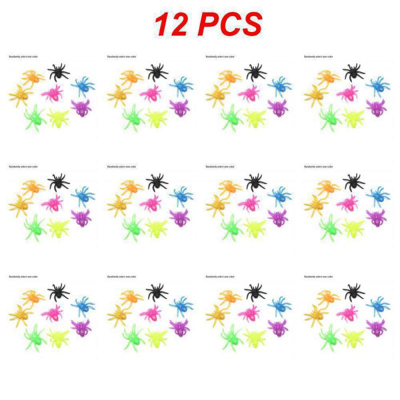12pc Funny Fake Cockroach Halloween Party Decoration Trick Props Artificial Roach Bug Party Supplies Kids Favor Party Decoration