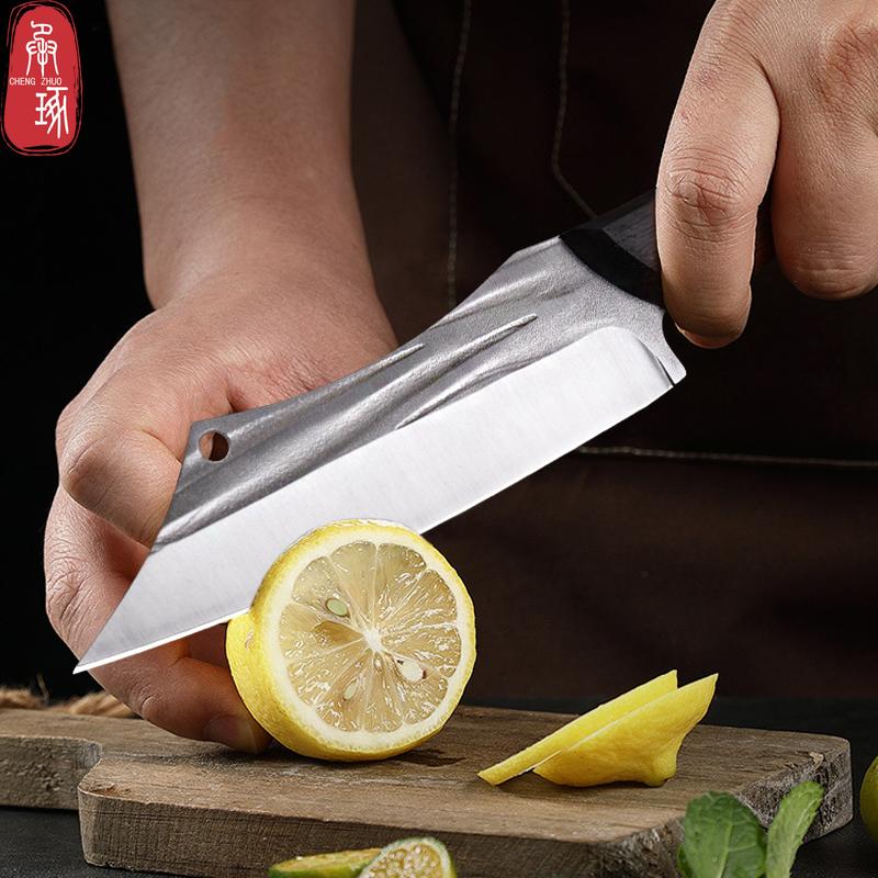Kitchen Forged Boning Knifes Professional Chef Butcher Knife Fish Slicing Meat Cutting Cleaver Chopping Knife Wooden Handle