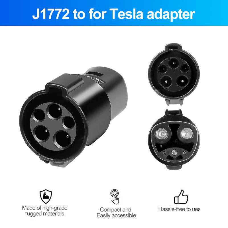Electric Vehicle Adapter Charging Type1 J1772 For Tesla Model X Y 3 S For EV Charger Connector Conversion Gun Socket