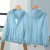 Women's Summer Sunscreen Fashion Thin Breathable Windbreaker Women's Jacket Hooded Loose Sunscreen Jacket