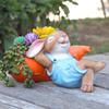 Succulent Pot Planter Succulent Pot Rabbit and Carrot Cactus Succulent Rabbit Succulent Home Office Desk Gift Plant Drainage Indoor-Outdoor - Pot,