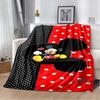 Die Mickey Maus Cartoon-Decke ist flauschig und weich, geeignet für Kinder und Erwachsene und perfekt für Zuhause, Reisen, Camping an