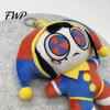 Plush Accessory for Pencil Case Clown Keychain Backpack Cute Stuffed Animal Keyring Soft Skin-friendly Mini Pendant Purse Charm Funny Gift Kids Women