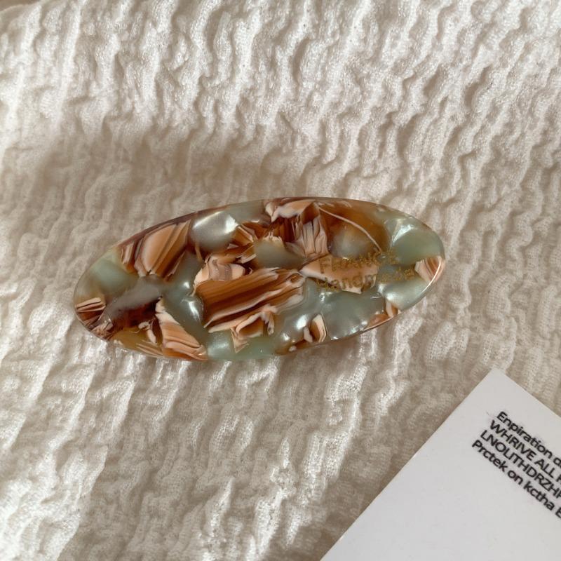 Korean Ellipsoid Women Hair Clips Elegant Colorful Solid Color Small 4cm Hair Clip Girls Hair Barrettes Hair Accessories New