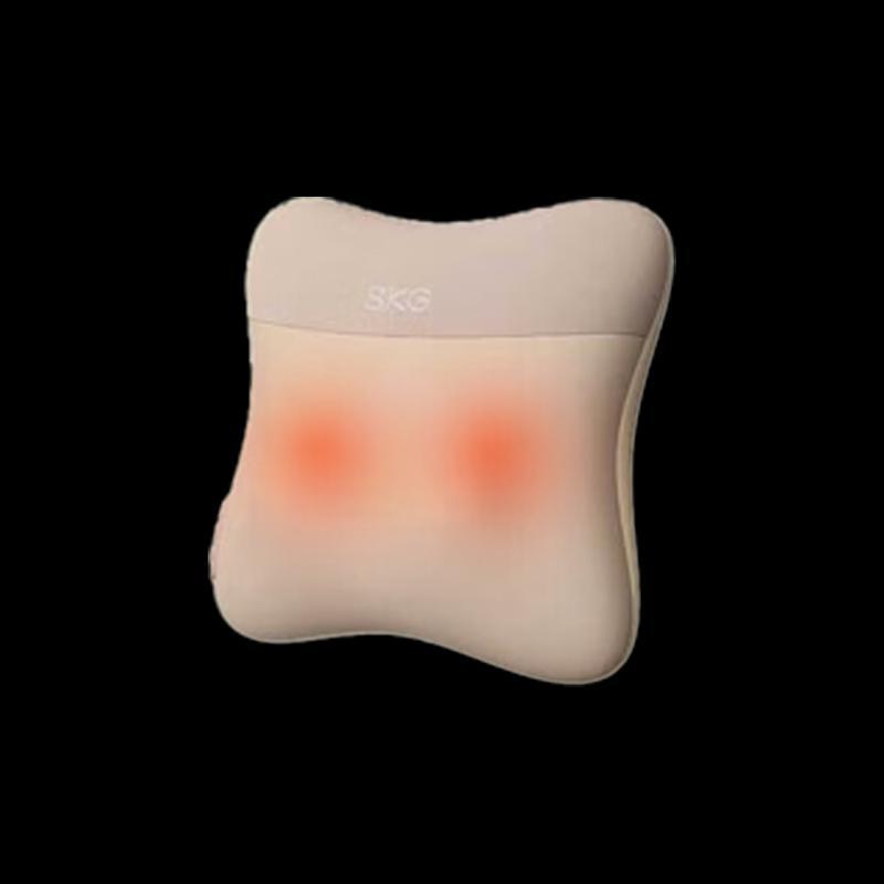 SKG Heated Lumbar Massage Cushion