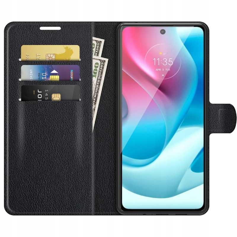 Litchi Moto G60S Czarny