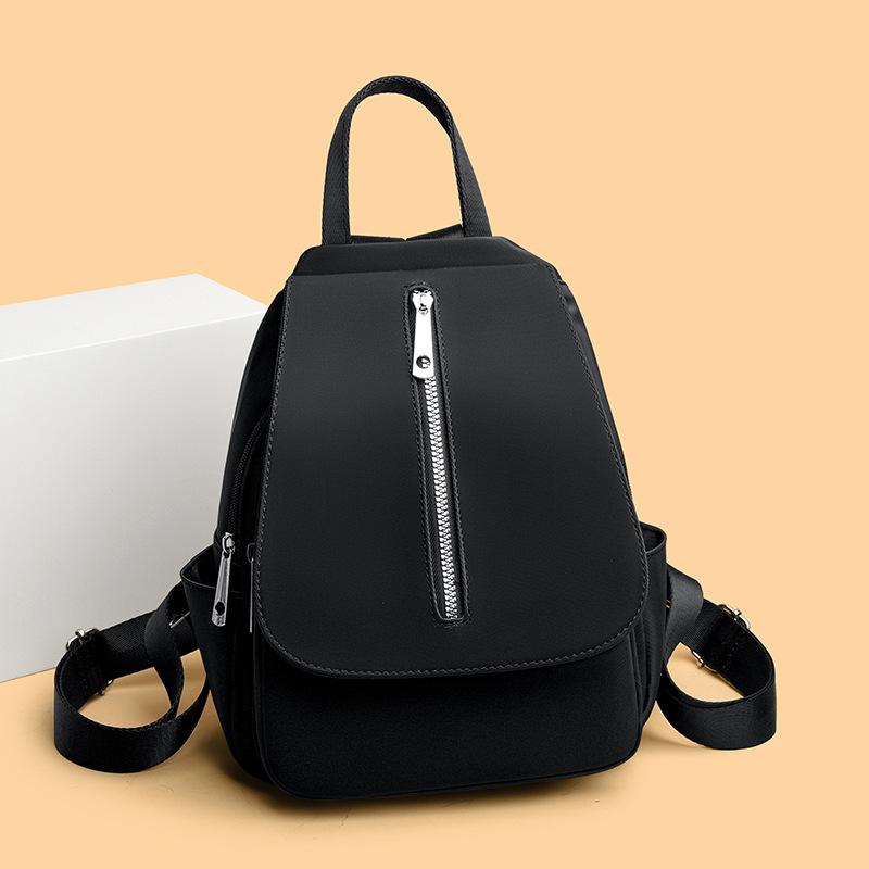 Schoolbag Wholesale Backpack Women's Nylon Cloth Foreign Style Backpack Korean Version Fashion Lightweight Canvas Casual Schoolbag High Value Backpack