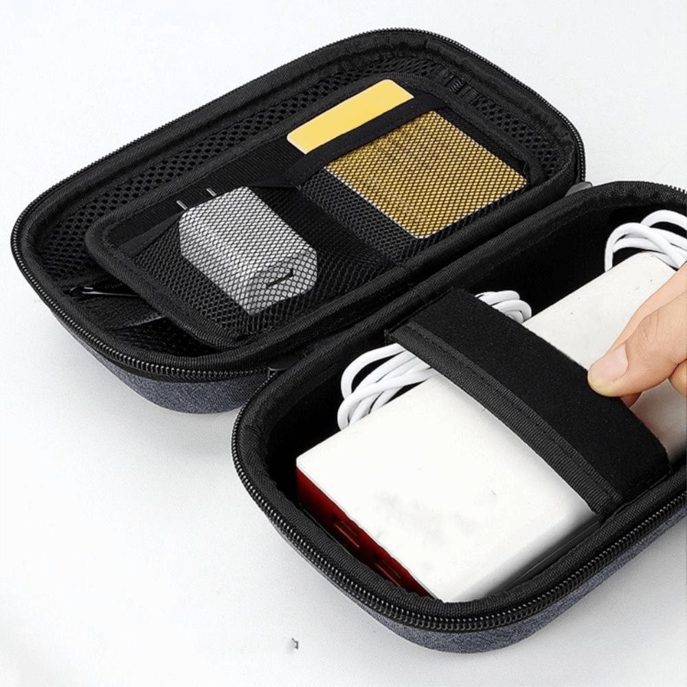 Portable Travel Organizer Double Layered Bag Organizer Digital Accessories Storage Bag  Outdoor