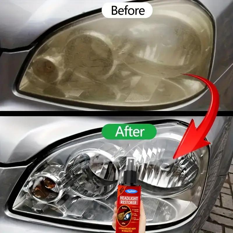 Headlight Restoration Fluid Automotive Headlight Oxidation Yellowing Scratches Blurring Enhancement