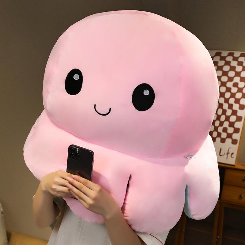 oversized flipped octopus, flipped octopus throw pillow, octopus doll plush toy double-sided octopus doll girl