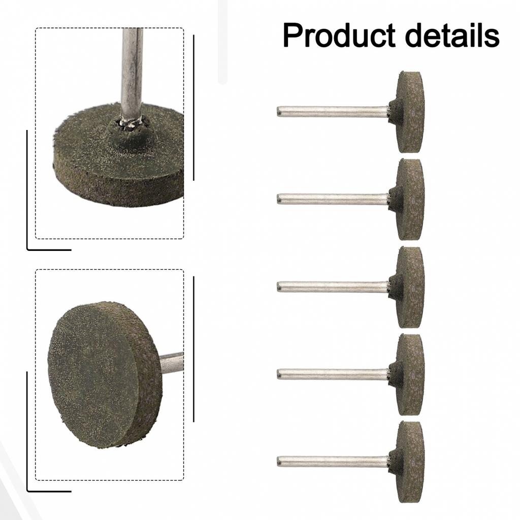 Rubber Polishing Wheel for Electric Rotary Tools 5pcs 20 25mm Diameter