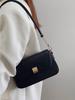 Retro 2026 Women's Baguette Bag: High-End Niche Design, Shoulder & Crossbody Style, Compact and Stylish