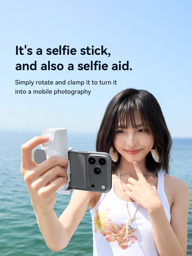 Mini Foldable Multi-Functional Travel Selfie Stick for Control Portable 360 Rotating Phone Holder for Vlog Live
