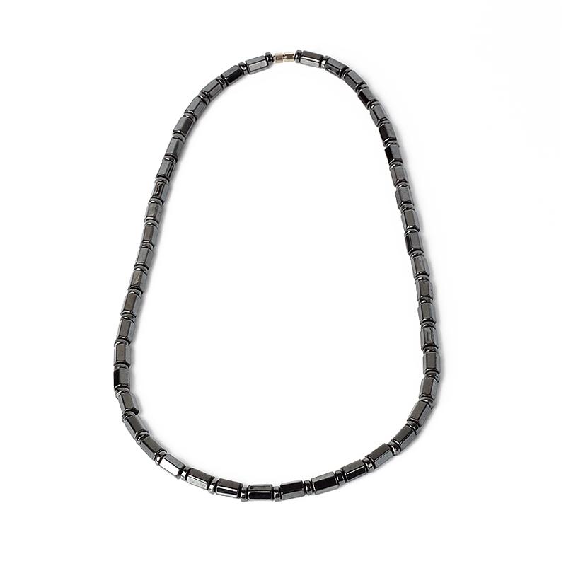 Collane in Ematite Naturale Facettata Sezione Moda Donna Collana con Perle di Ematite Gioielli Accessori Reiki Guarigione Anima Sana