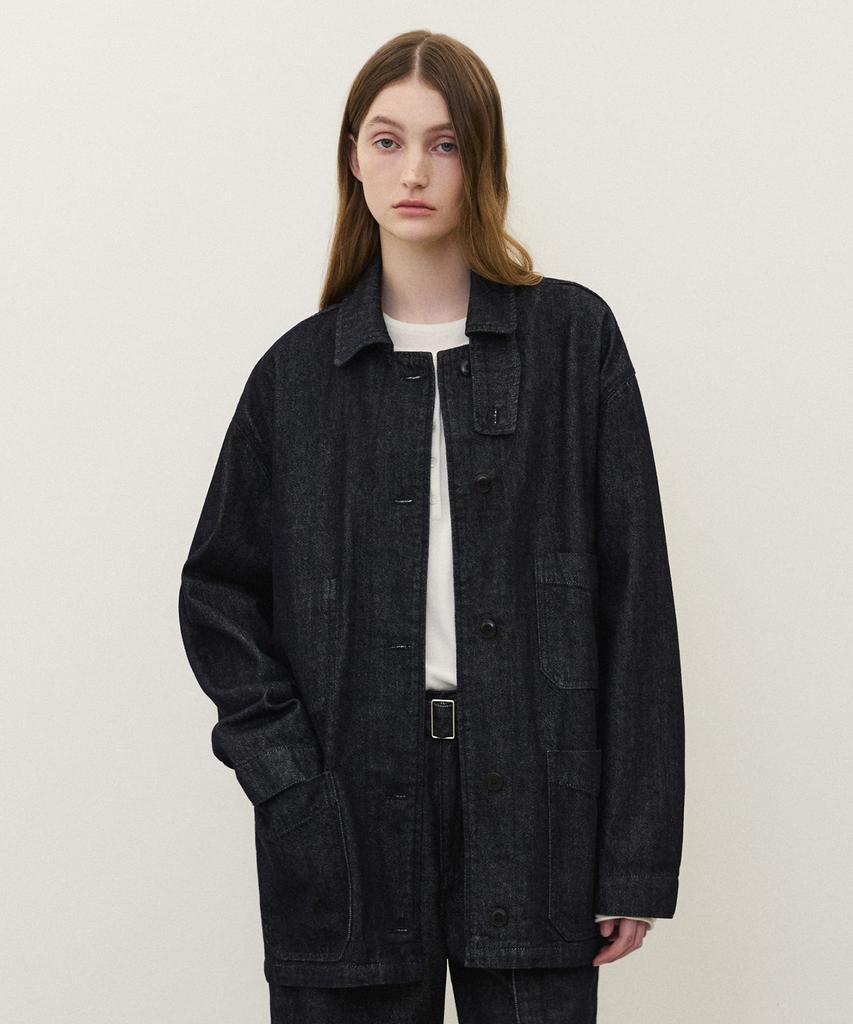 Suare Women Washed Work Jacket Indigo