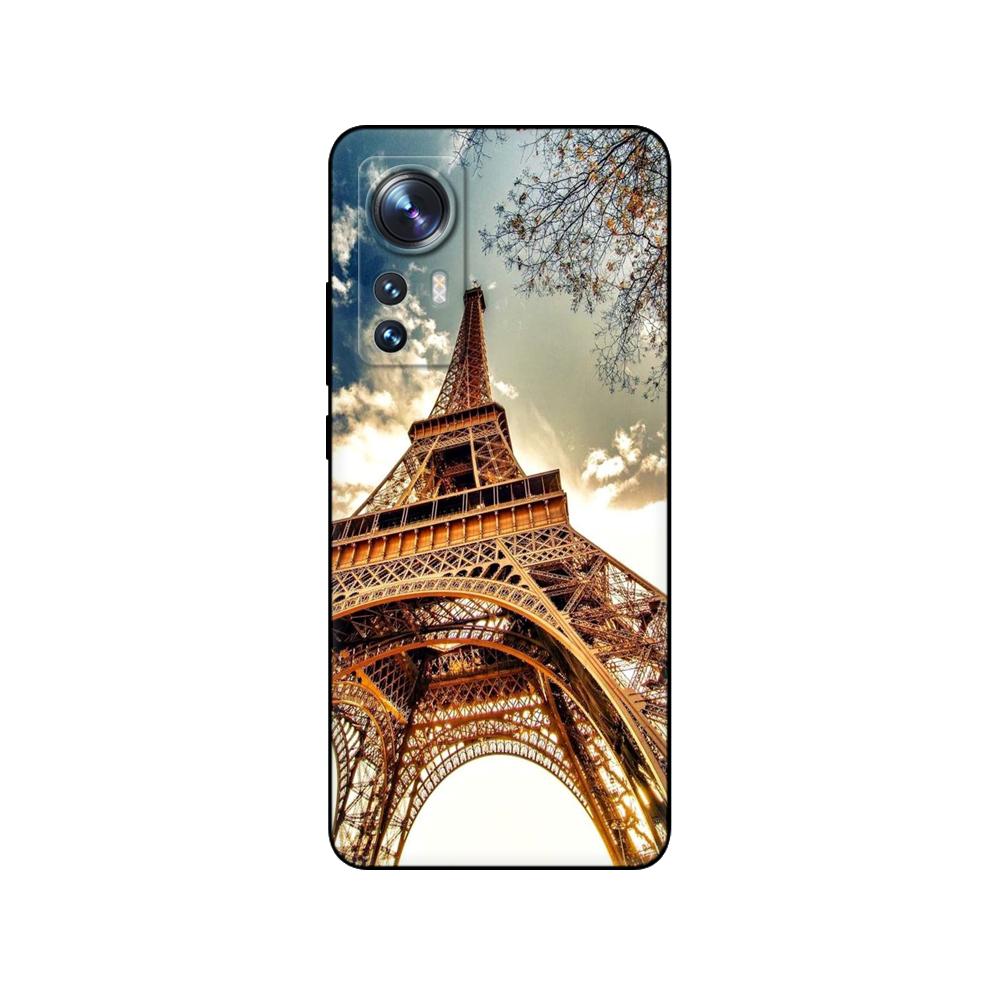 For Xiaomi 12 Case For Xiaomi 12 Pro Case Silicon Back Cover For Xiaomi Mi 12 Xiaomi  Mi 12X 12 Lite Bumper Funda Black Tpu Case