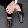 Men's Fashionable Cowhide Loafers - Breathable, Soft Sole Casual Driving Moccasins