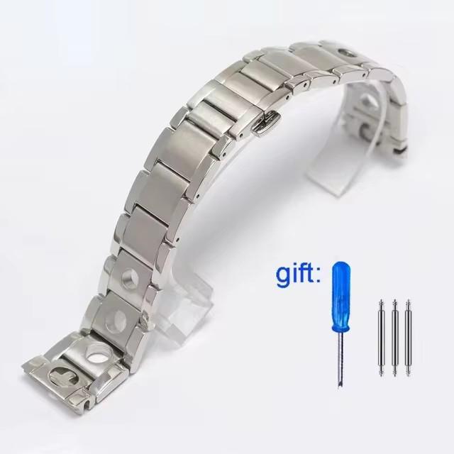 

Watch Bands for Tissot 1853 PRS516 T91 T021 Watch Strap 20mm Solid Stainless Steel High-end Quality Watch Accessories Bracelet 20mm срібний