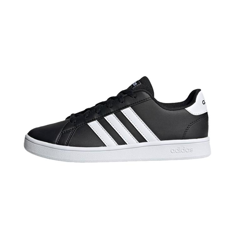 (GS) adidas neo Grand Court K Black White Kids EF0102 EU 38⅔