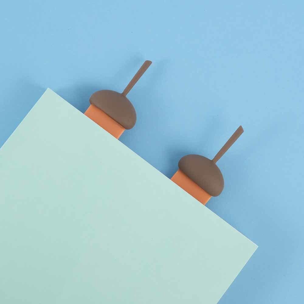 1 Piece Creative Cartoon 3D Pine Cone Cute Bookmark Book Mark Office School Supplies