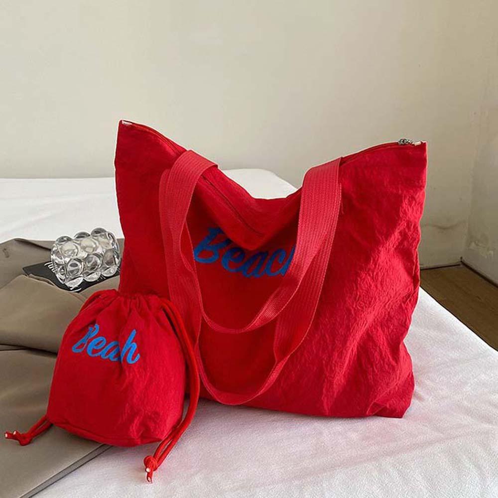 Dopamine Composite Tote Bags Japanese Style Women Cloth Underarm Bag Large Capacity Handbag  School