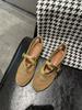 Sheepskin version~ mesh Mary Jane shoes women's empty summer new niche round head shallow mouth flat ballet shoes