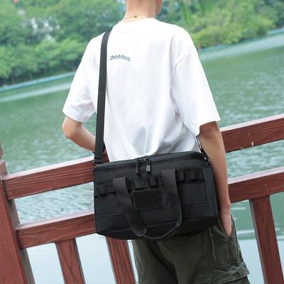 Outdoor Heavy Duty Lunch Bag Large Capacity Outdoor Picnic Bag Insulated for Camping Picnic Beach Work Trip