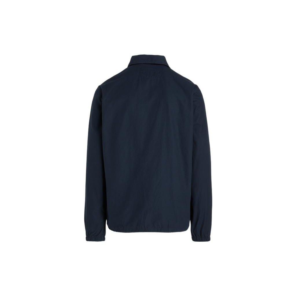 Polo Ralph Lauren Solid Color Single-Breasted Polo Collar Long Sleeve Jacket Men Jackets Navy-Blue MNPOOTW16020835-410