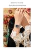 Sanda Women's Retro Waterproof Quartz Watch - Small Square Elegant Rose Dial