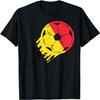 Belgium Flag Belgian Soccer Football Fan Men Women Kids T-Shirt(1)