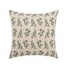Embroidered Floral Pillow Case Decor Home Light Luxury Sweet Pillow Cushion Cover Throw Square Funda Cogines De 45x45