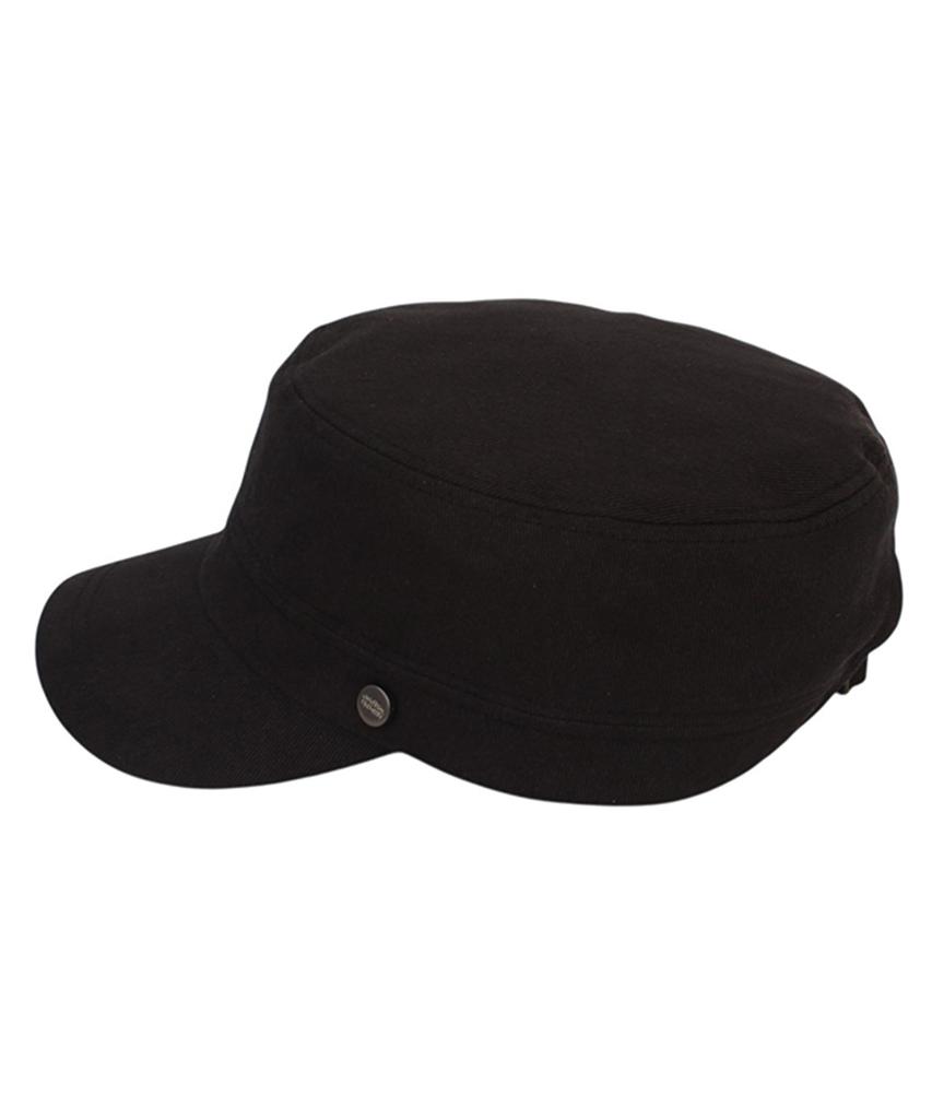 DIFF Cotton Black Military Cap Marine Cap