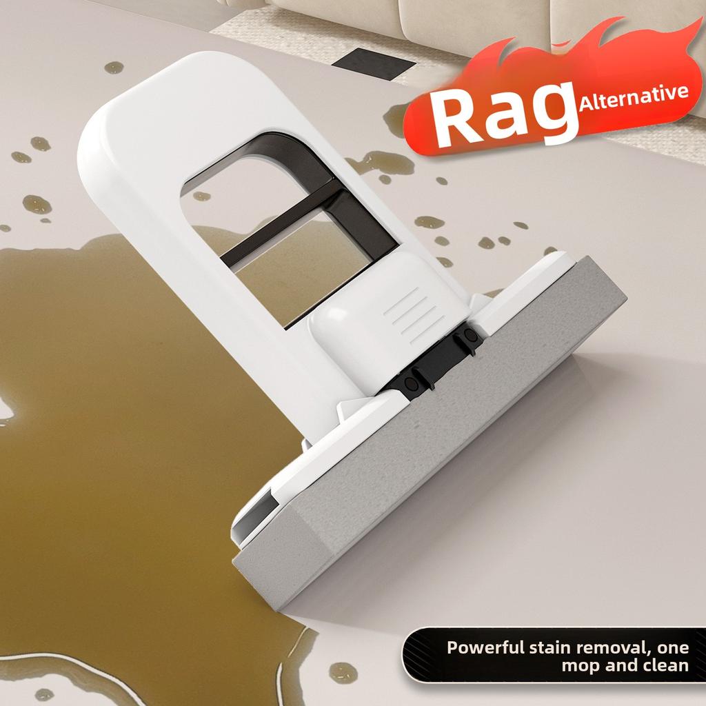 Multifunktions-Wischmopp - Neues Mini-Modell als Ersatz für Haushalts-Schreibtisch-Reinigungstücher - Freihändiger Schwammwischer