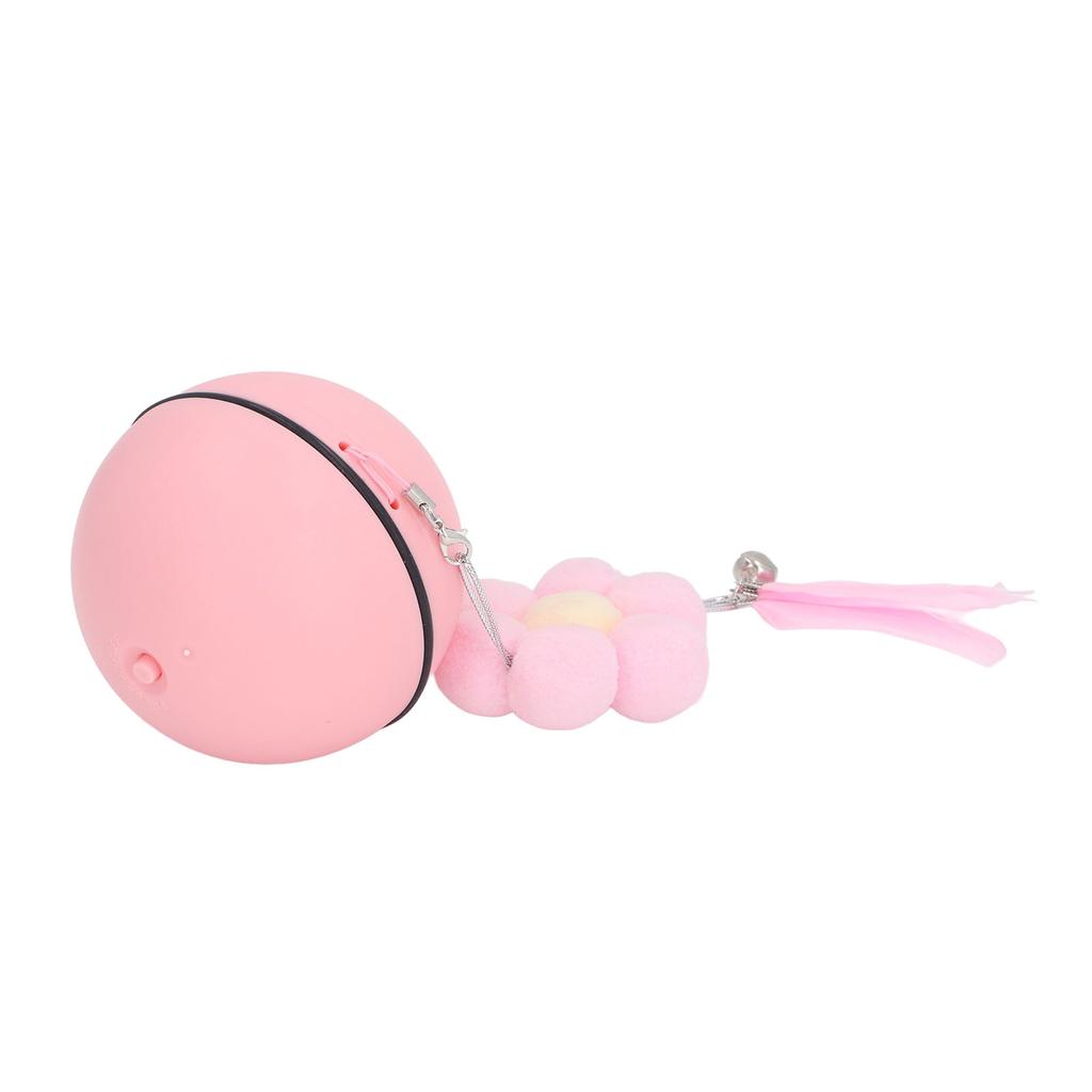 Interactive Cat Toy Ball One Touch Start Noise Reduction Automatic Rolling Cat Ball for Pet Exercise