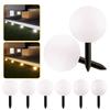 Outdoor Solar Spherical 5in1 Lawn Light Waterproof Landscape Lighting for Courtyard Terrace Walkway Wedding Party Decoration