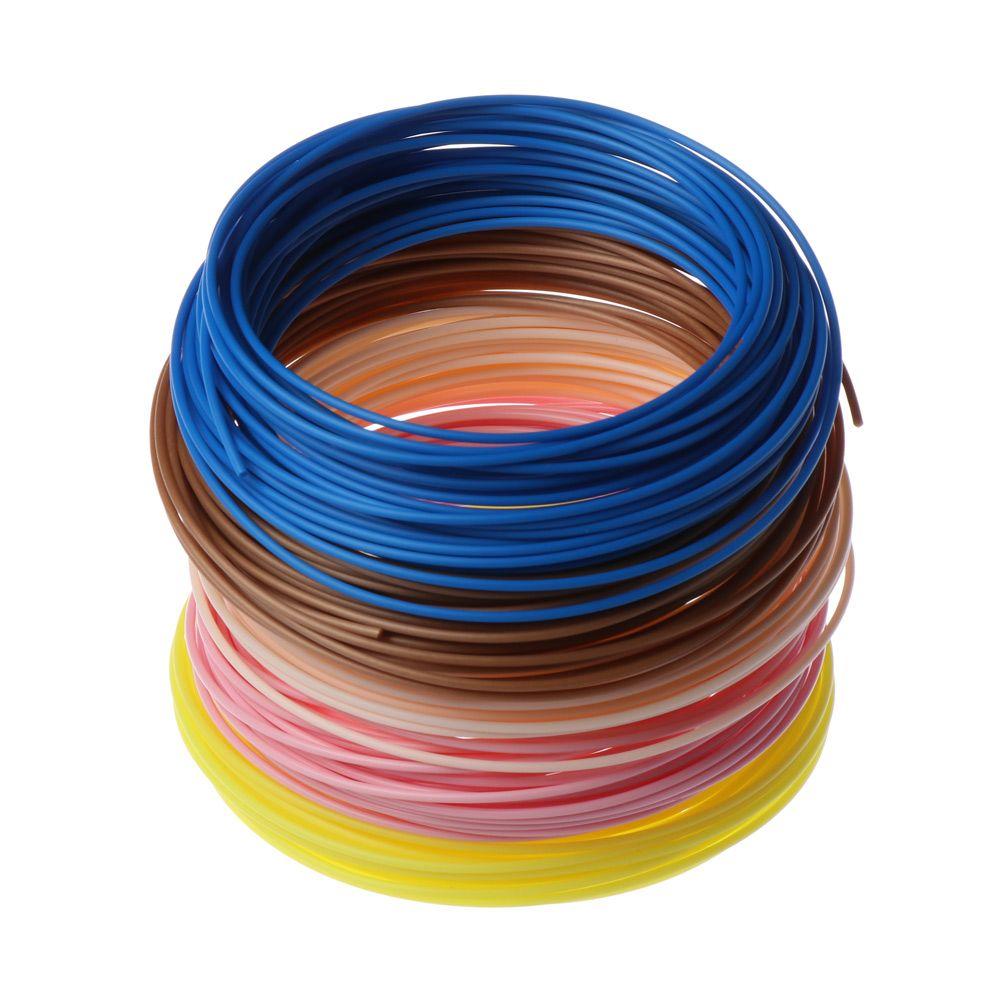 Crafting Multi-colors PLA Filaments 3D Printing Pen Supplies Model Printer Tool Drawing Instrument
