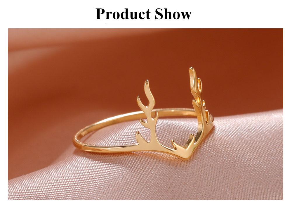 Cazador Stainless Steel Crescent Moon Phase Rings for Women Vintage Jewelry New in Rings Party Anniversary Birthday Gift 2026