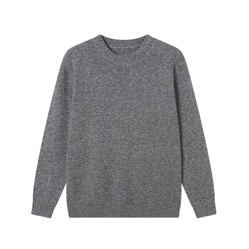 Men's Coarse Knit Wool & Cashmere Blend Sweater