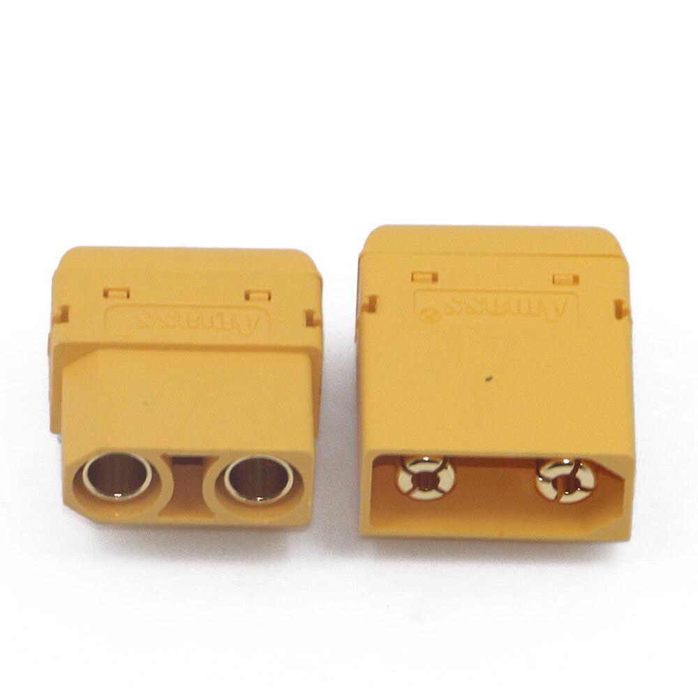 10/50 pair Amass XT90PW 4.5mm Gold Plated Banana Plug model circuit board for RC Model