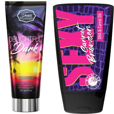 Tan Desire Delightful Dark + Wild Tan Sexy Carrot Free