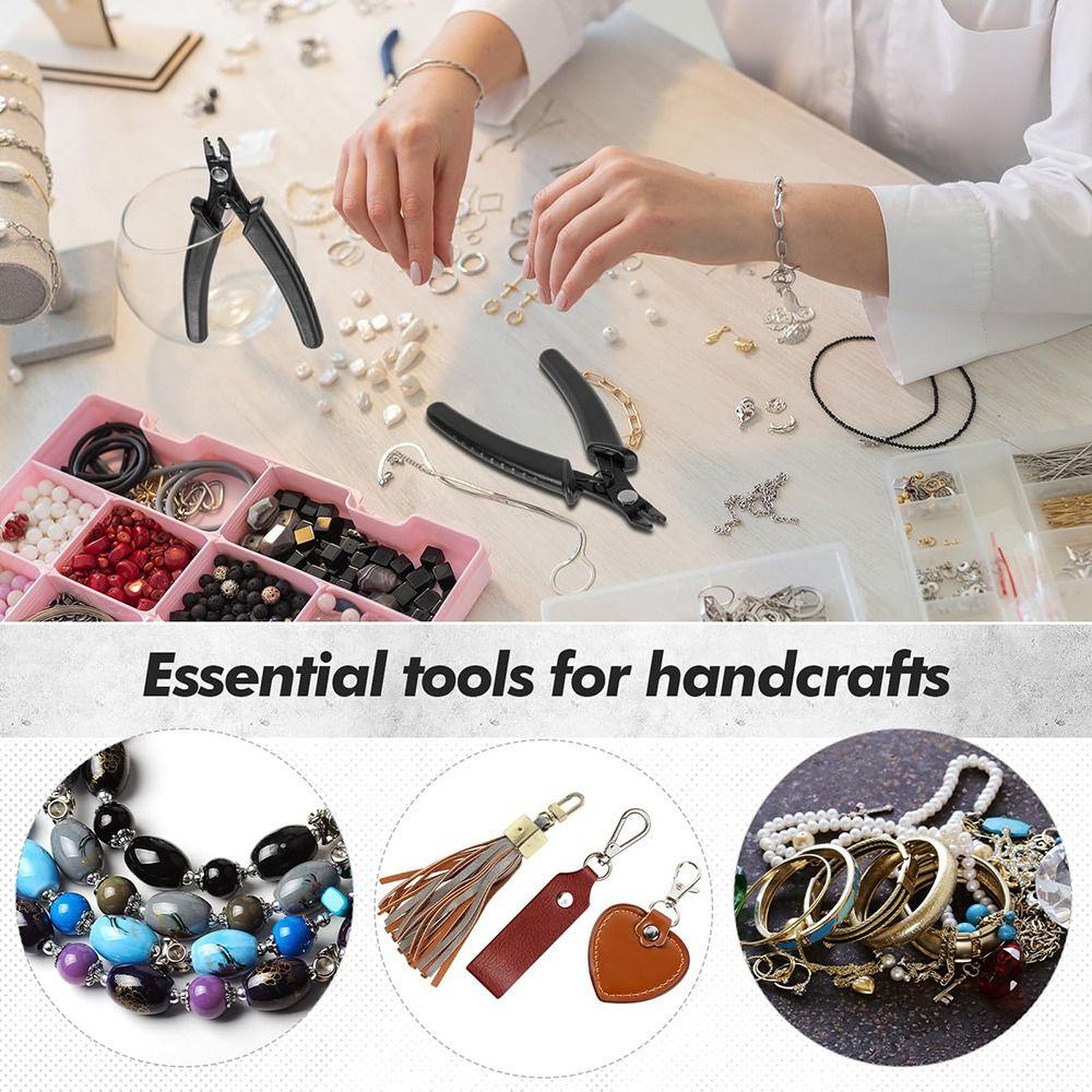 Opening/Closing Split Ring Pliers Crimping Function Cutting Pliers Jewelry Repair