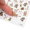 5Pcs Nail Art Stickers Snake Pattern Self Adhesive DIY Decorative Decals Supplies